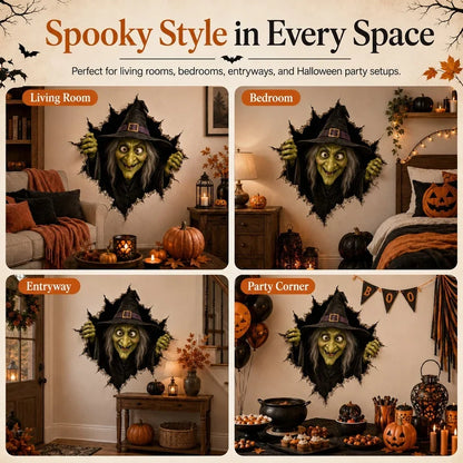 🔥Last Day 50% OFF-Halloween Break-In 3D Wall Decals