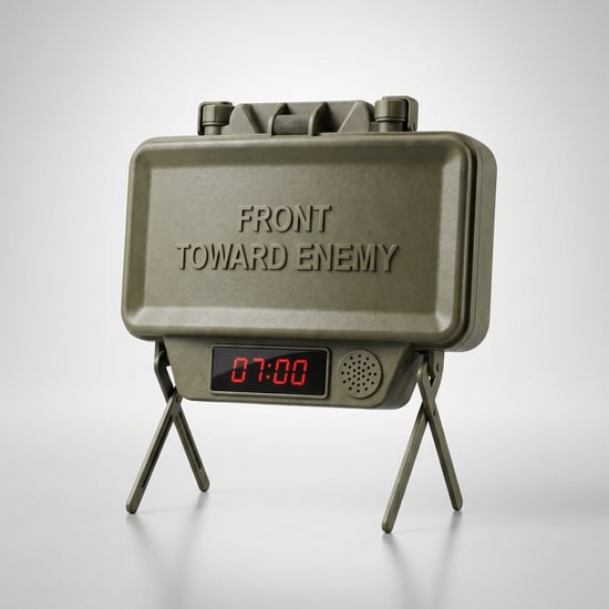 Claymore Mine Alarm Clock