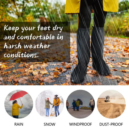 Waterproof Rain Boot Shoe Cover Non-Slip Waterproof Boot Covers 🥾