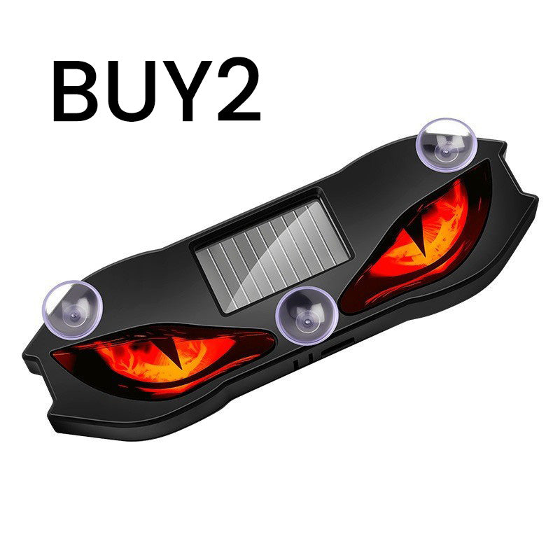 Solar-Powered LED Car Safety Light