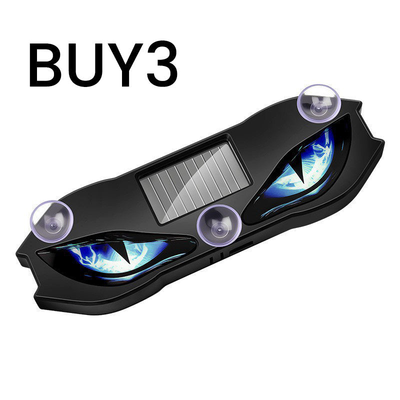 Solar-Powered LED Car Safety Light