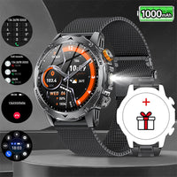 Black mesh strap + Black silicone strap